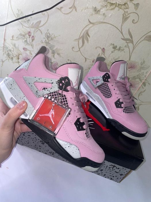 Pantofi sport, Air Jordan 4 Retro Orchid, Roz, marime 37,50