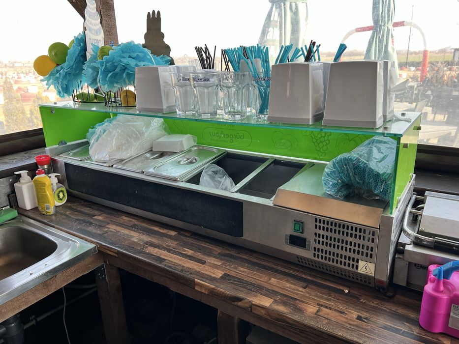 Витрина за зеленчуци 150см бен мари