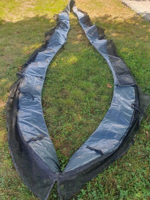 Protectie arcuri si plasa laterala trambulina mare