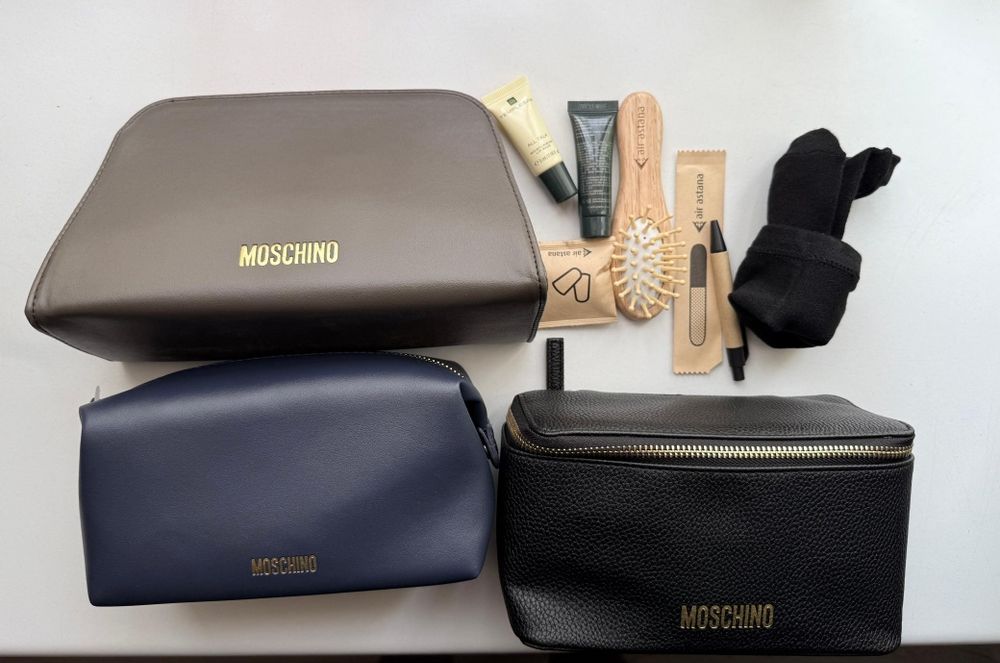 Сумка дорожный набор Moschino