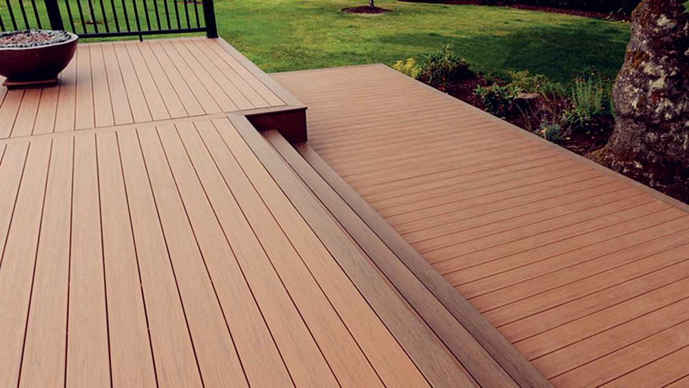 Террасная доска ДПК T-DECKS