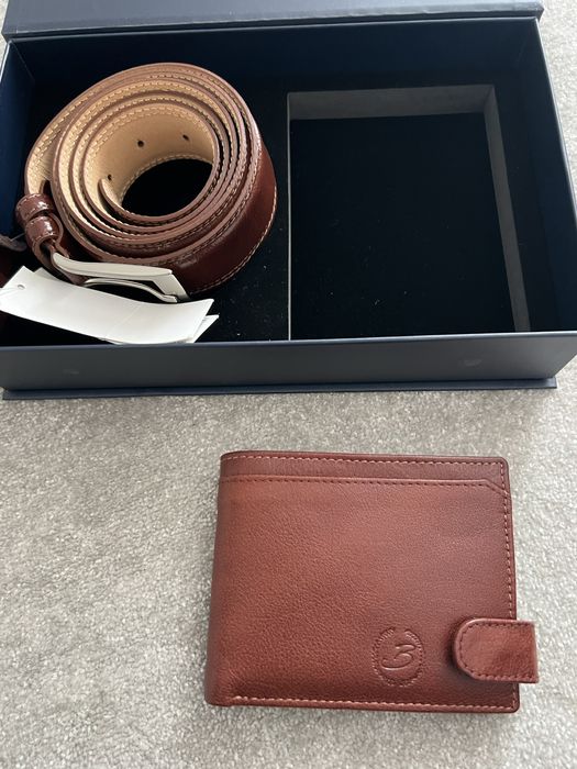 Set barbati curea si portofel piele Benvenuti