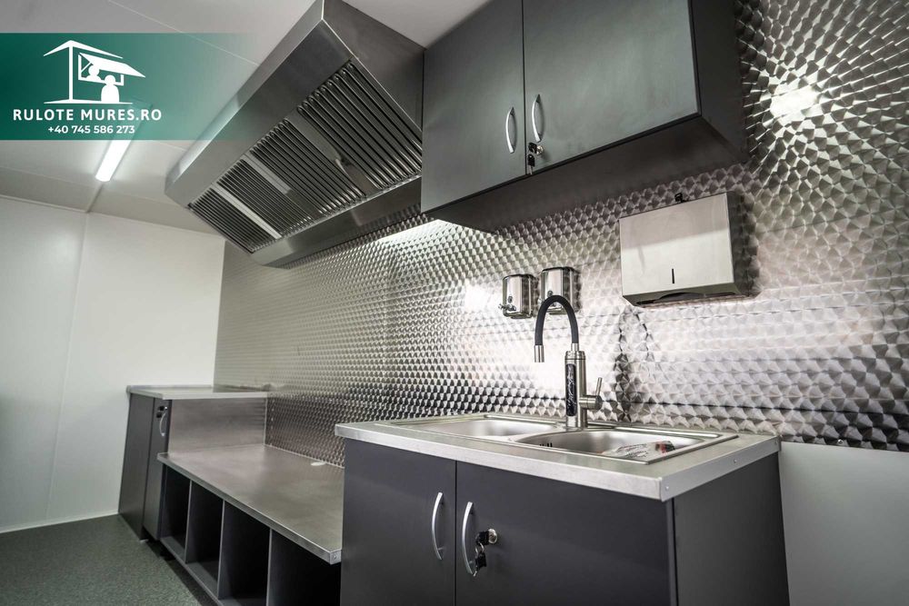 Rulote comerciale 6m ,FAST FOOD, STREET FOOD, FOOD TRUCK !!