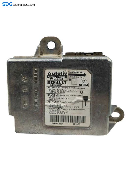 Unitate Modul Calculator Control Airbag Renault Megane 2 2002 - 2008 Cod 98599-1004F [LR1337]