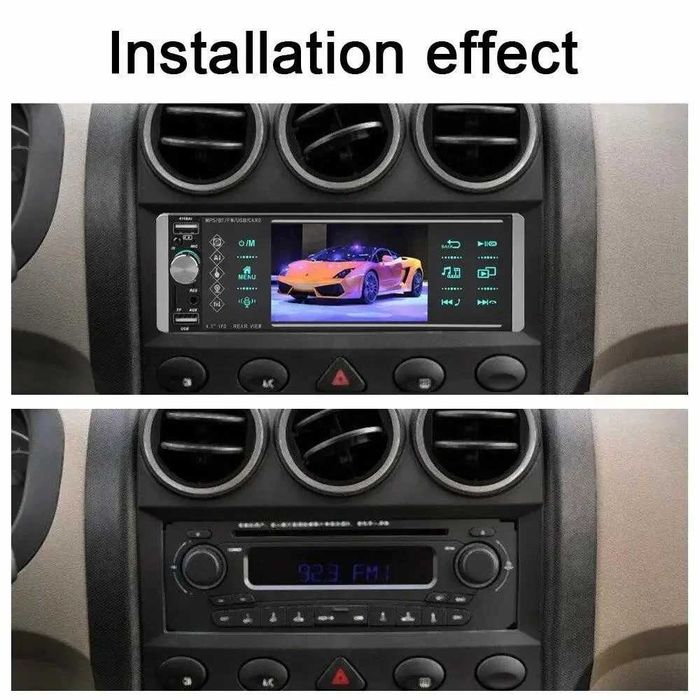 Pioneer 4168T 1DIN MP5 сензорно Авторадио Bluetooth USB SD камера за заден ход 4x50W, 4.1 Инча