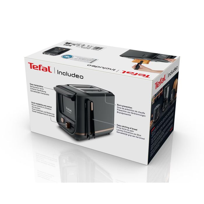 Тостер Tefal Includeo TT533811, черен