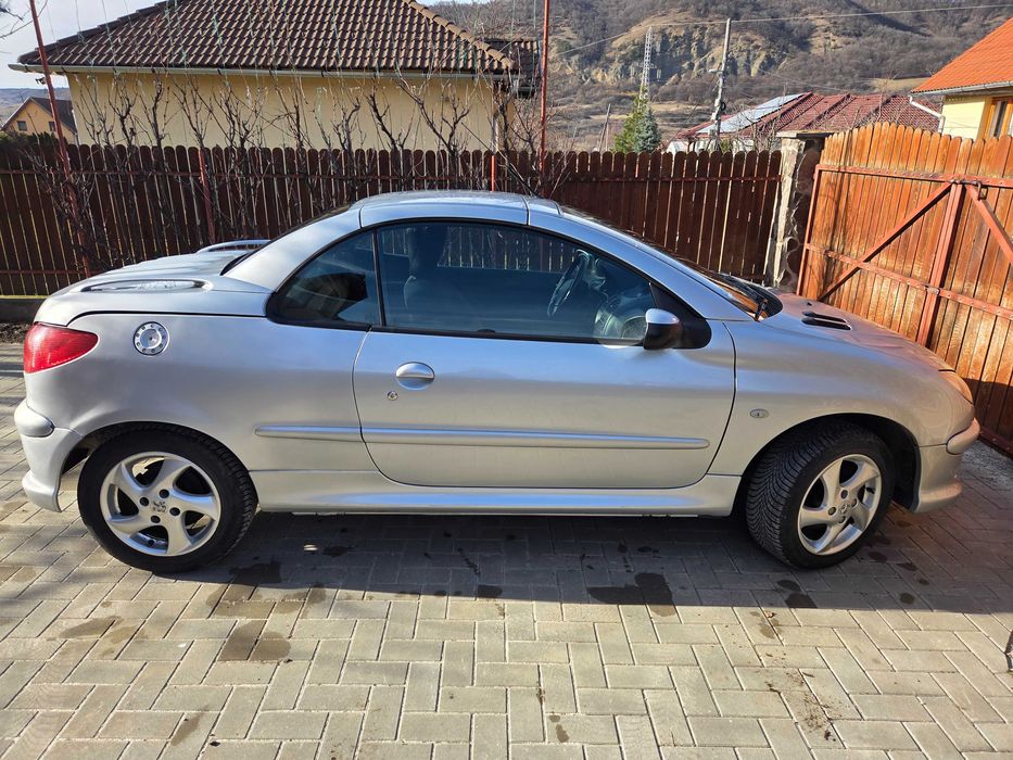 Peugeot 206 cc, 1.6 benzina, decapotabila