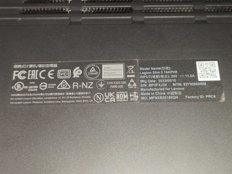 Vand Laptop gaming Legion 5 Slim GARANTIE 16 LUNI