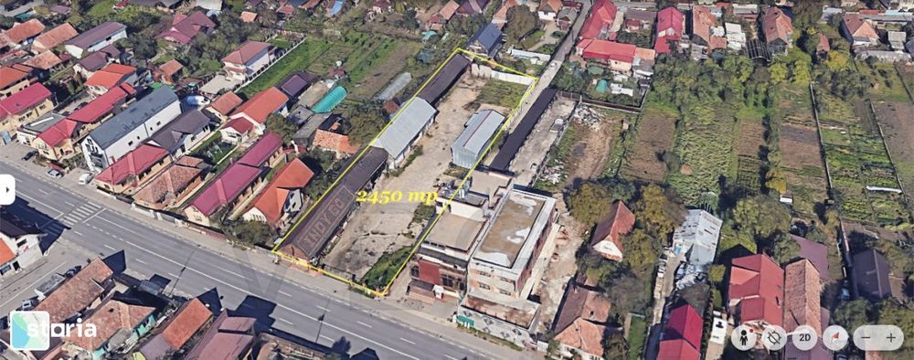 Teren 2450 mp + 3 hale / depozite in Floresti | Logistica, depozitare