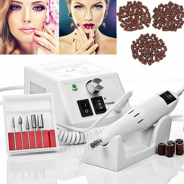 Мощна професионална електрическа пила за нокти,маникюр,педикюр