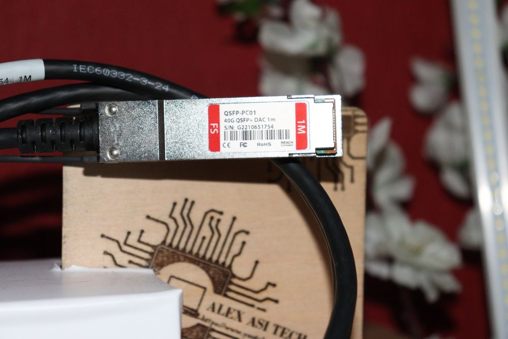 Cablu DAC 40G QSFP+ FS 30AWG 1m