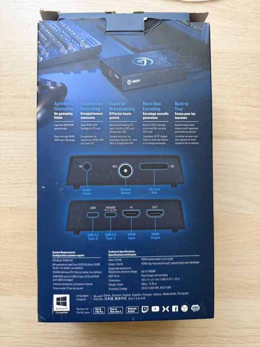 Placa de captura elgato 4k60 s+