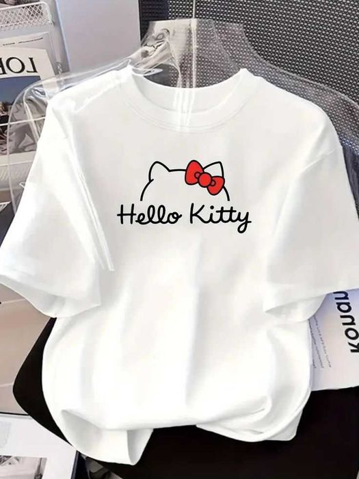 Дамски тениски с сърца принт - 11 модела XS-4XL