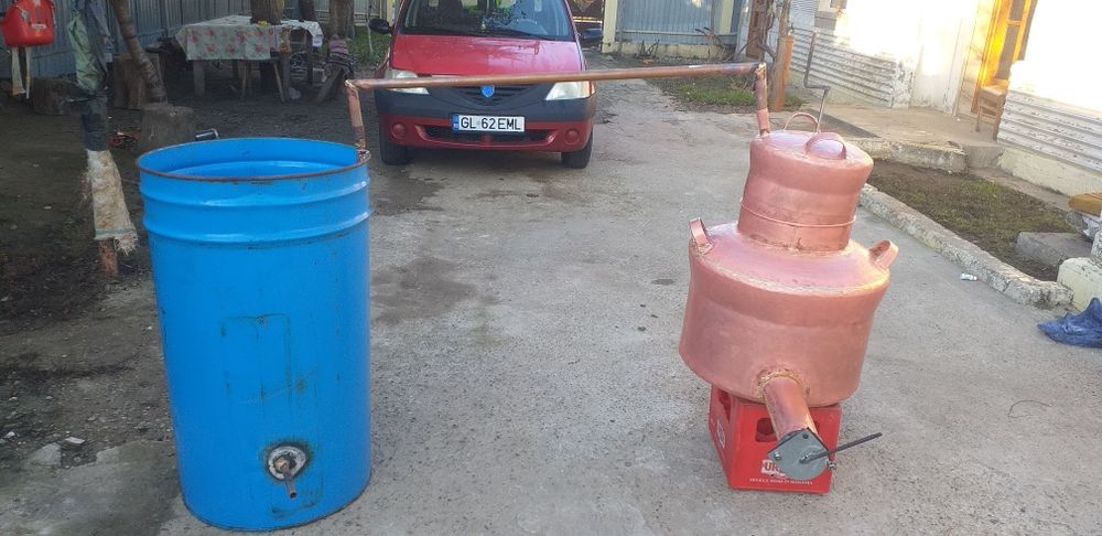 Vand cazan de țuică la 100 de Litri cu fundul de 4 mm