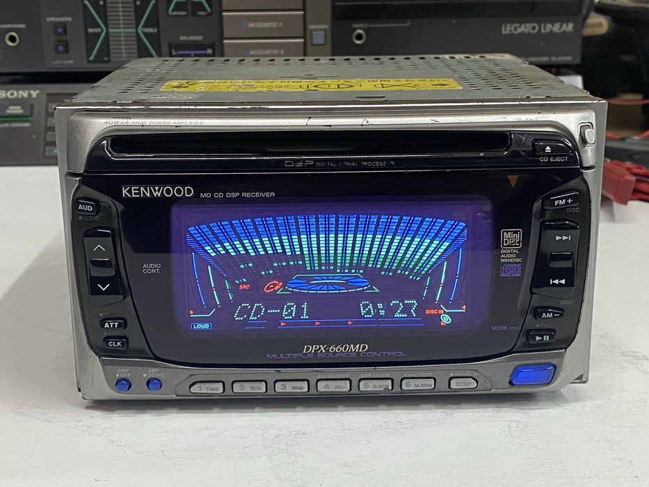 KENWOOD DPX-660 中古 CD/MD player auto Kenwood DPX 660 MD Rar Bucuresti Sectorul 6 • OLX.ro