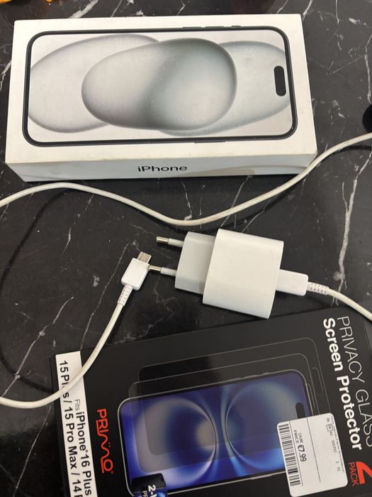 Iphone 15 plus stare buna, baterie 85%