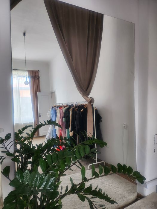 Vand oglinda pe suport de pal 165 cm x 250 cm