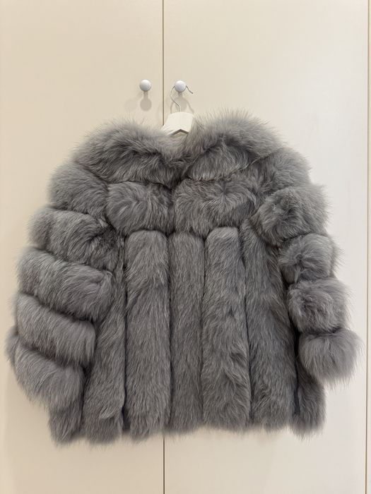 Haina de blana naturala de vulpe