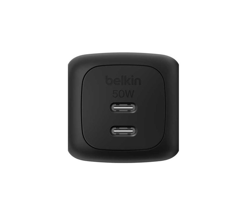 ( Сетевое ЗУ BELKIN 50W Dual USB-C PD Charger PPS Black