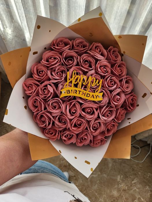 Aranjamente cu flori de sapun