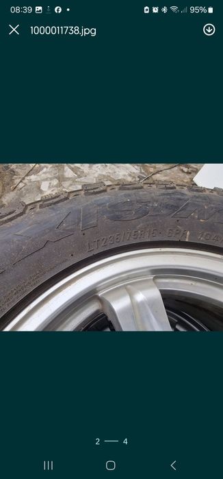 Roti teren Toyota hilux