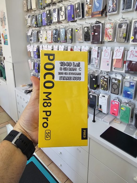 Poco M8 Pro, 8/256GB, Sigilat, Garanție