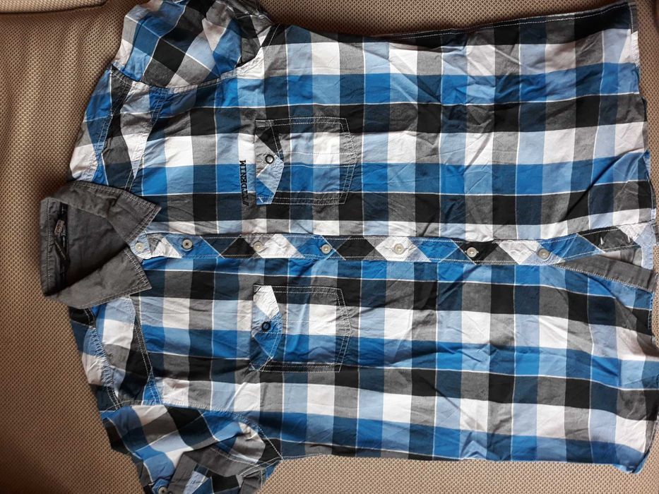 Tom Tailor Denim -> Мъжка риза с къс ръкав