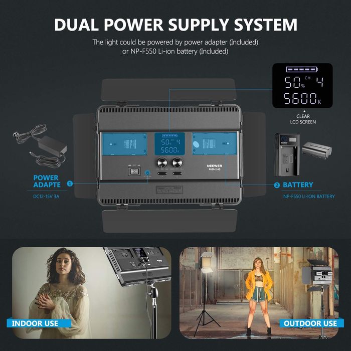 Проф диодно осветление. Фотография. Камера. Продукти. Видео