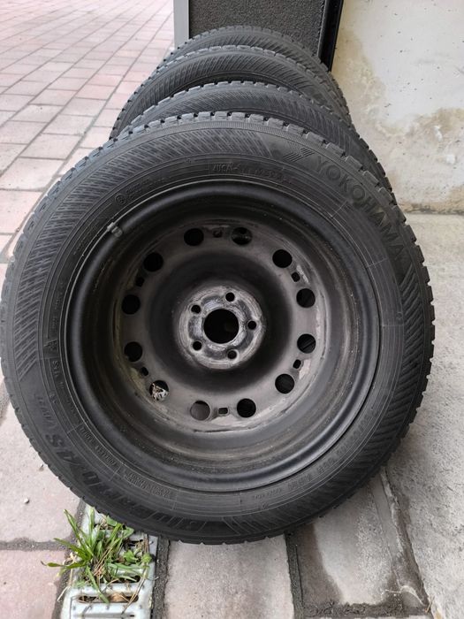 4бр.Оригинални джанти 15'' 5x100+ГУМИ 185/60/15 за Vw,Audi,Skoda,Seat