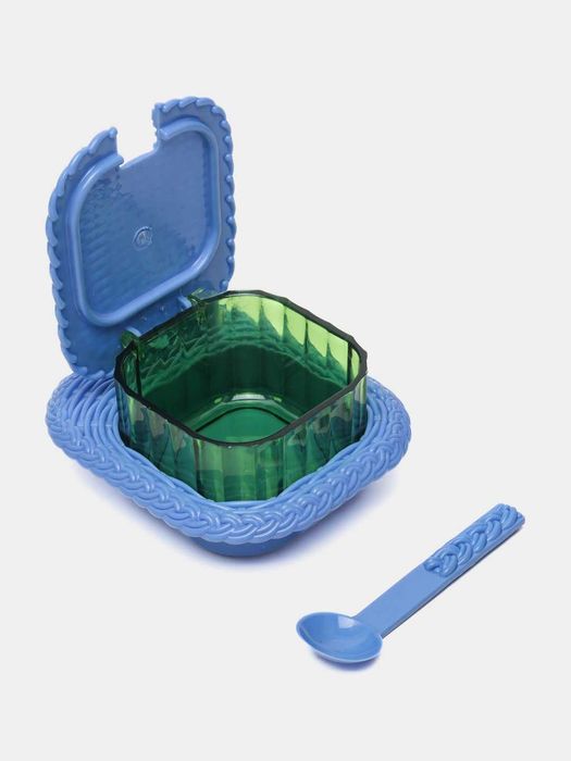 Сахарница с крышкой и ложкой, ваза для сахара, мёда и варенья