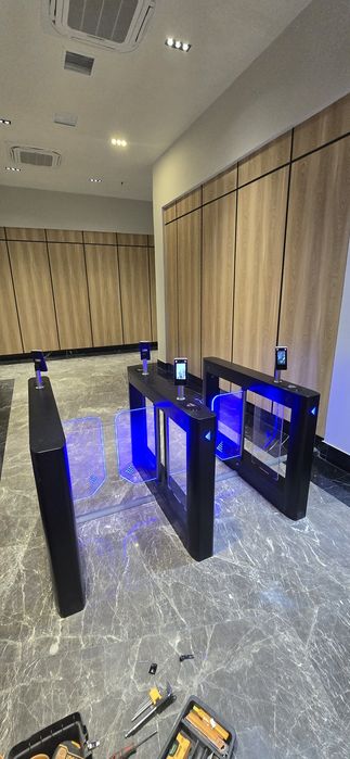 установка турникетов и ремонт. Face id скуд