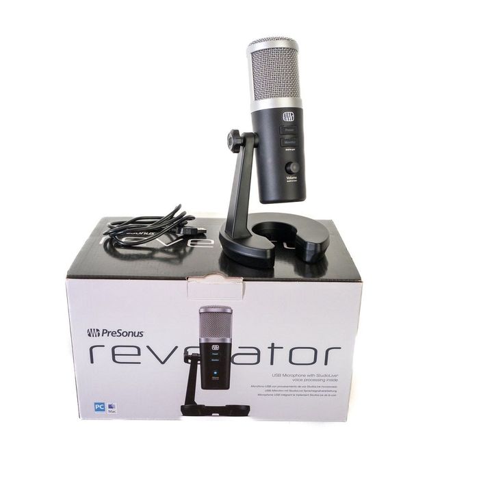 Presonus Revelator USB-C microphone, поп-фильтр и стойка в подарок