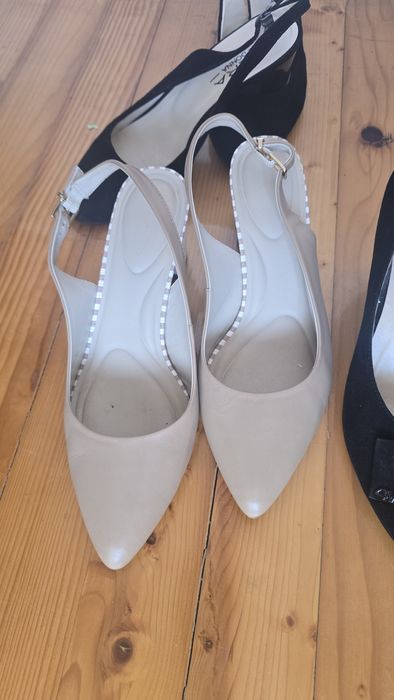 Обувки 38 размер естествена кожа/лак/набук. Символични цени