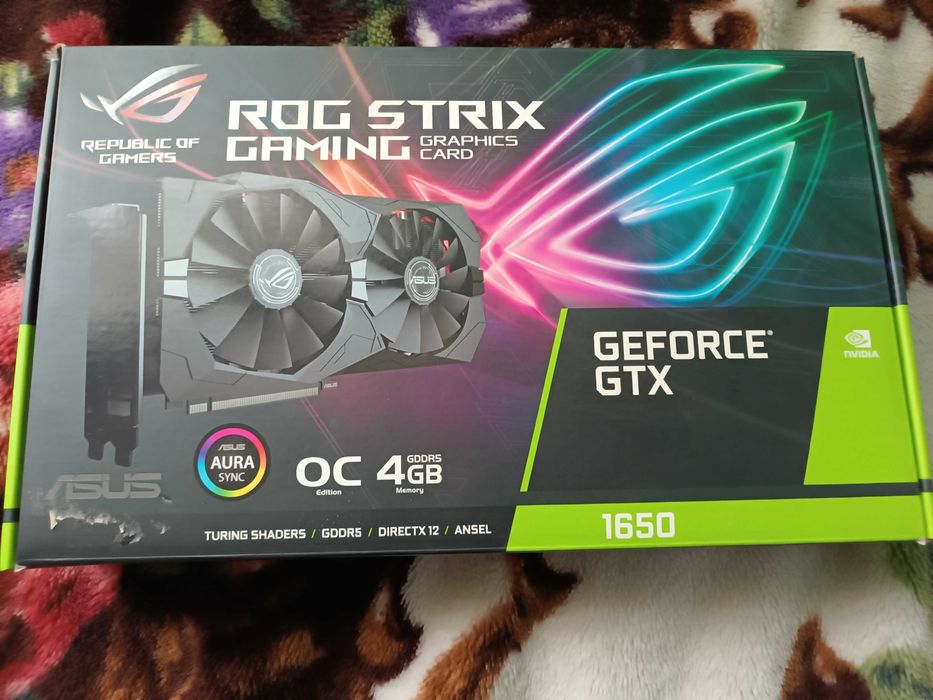 Rog strix GEFORSE GTX 1650 OC