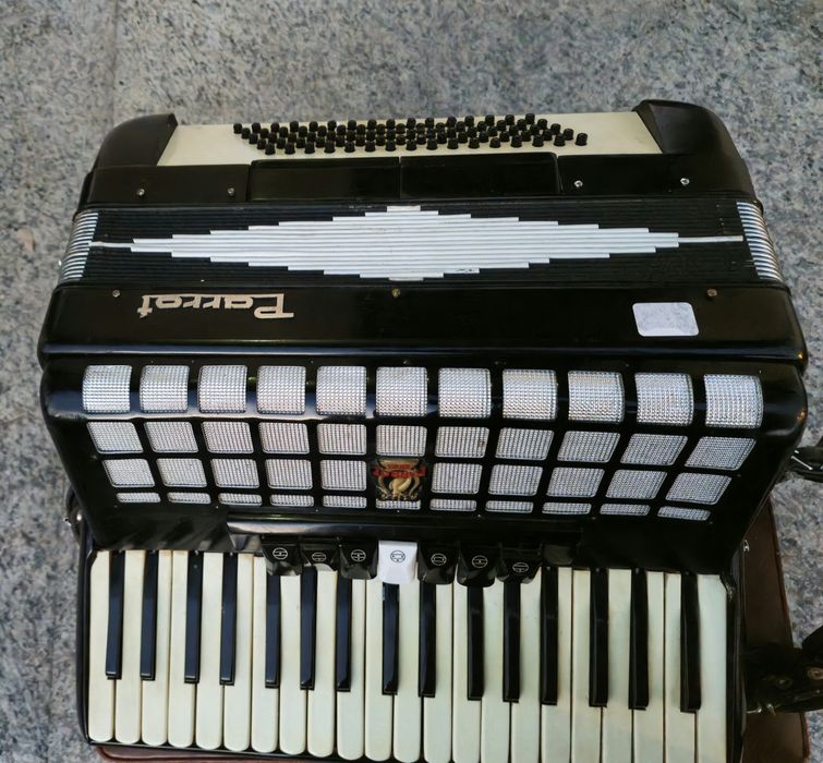 Acordeon Parrot cu 80 de bași negru