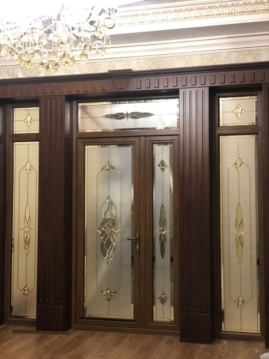 Vitraj gulli oynalar MDF va akfa  uchun