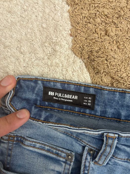 Blugi Pull&Bear Albastru Deschis Mărimea 42 -USA 32-