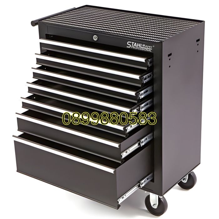Количка - шкаф  за инструменти с 7 чекмеджета,STAHLMAYER - Eco