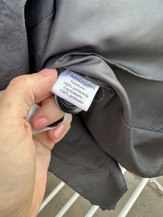 Trench pentru femei, negru, marca Pandora, marimea 34
