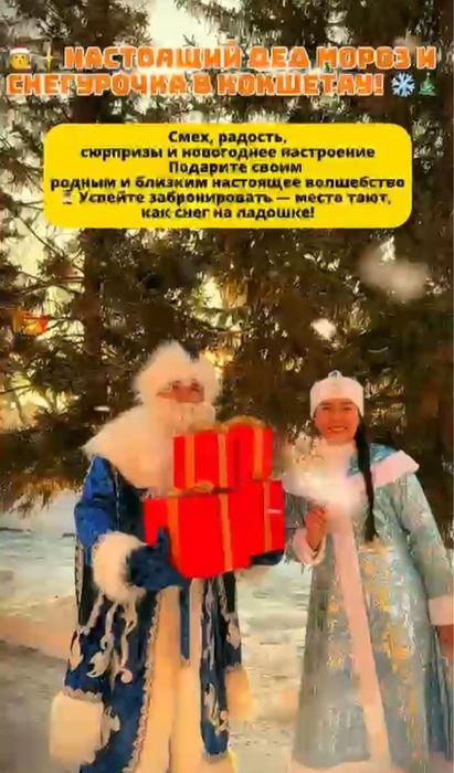 Дед Мороз и Снегурочка