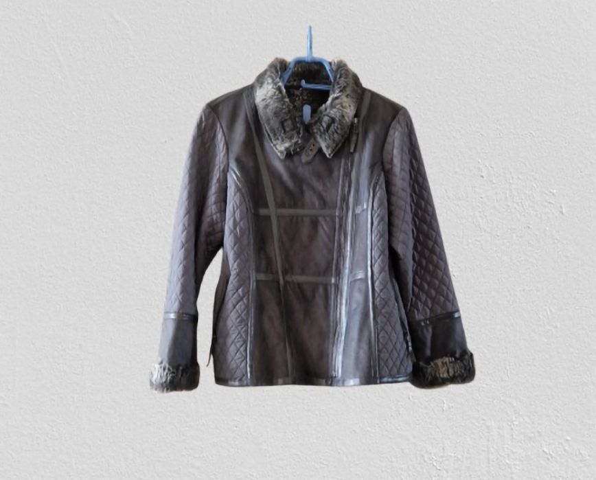 Куртка косуха с мехом внутри