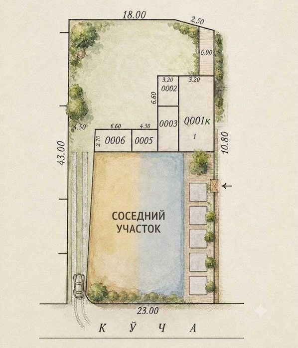 Продажа земли под строительство, ул. Олтинтепа (Циалковская) 7 соток