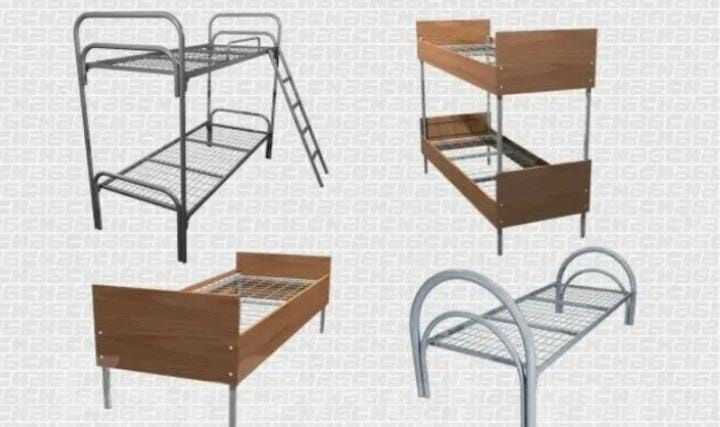 Кровать металлическая двухъярусная