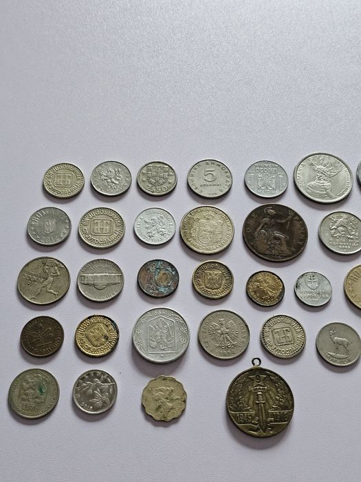 Лот от стари чуждестранни монети – различни държави !