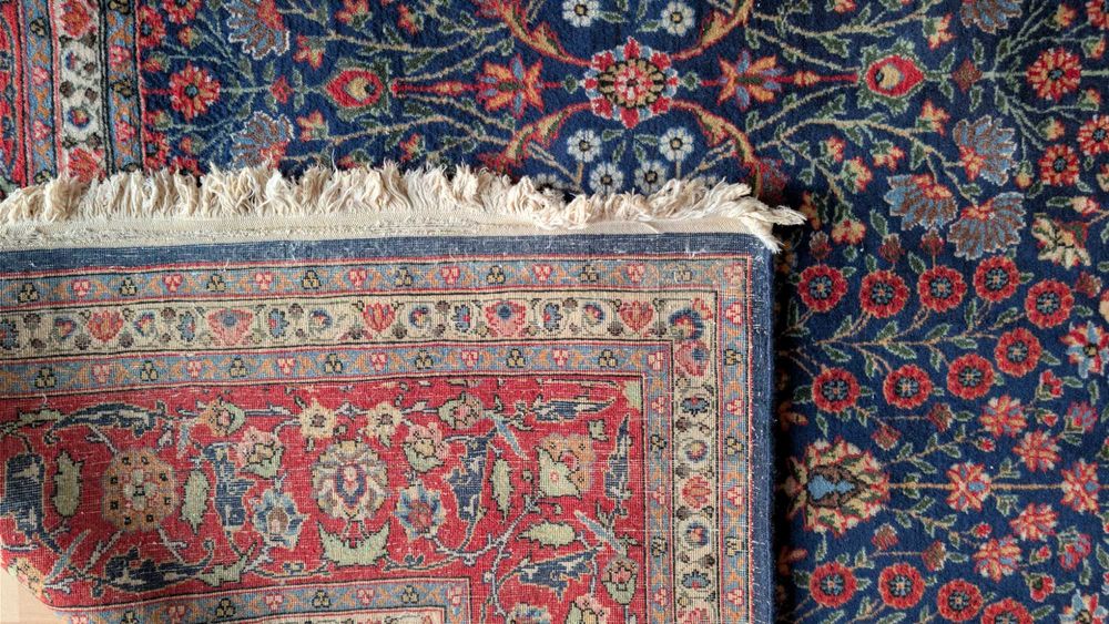 Covor Hereke semnat, lucrat manual, din lana, 2 x 3 m, 360000 nod/mp