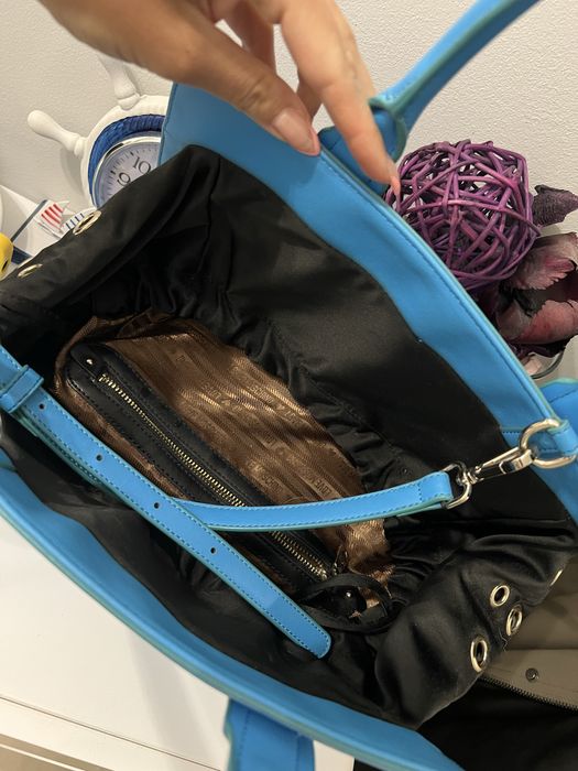 Дамска чанта в синьо Love Moschino