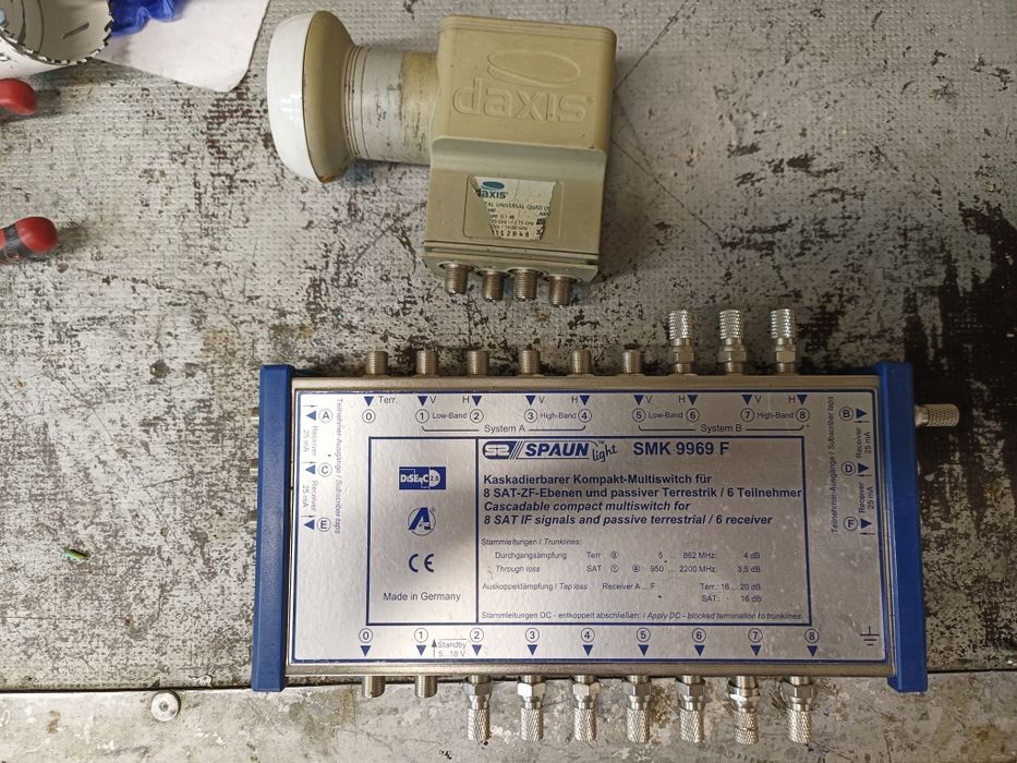 Echipament receptie multi satelit