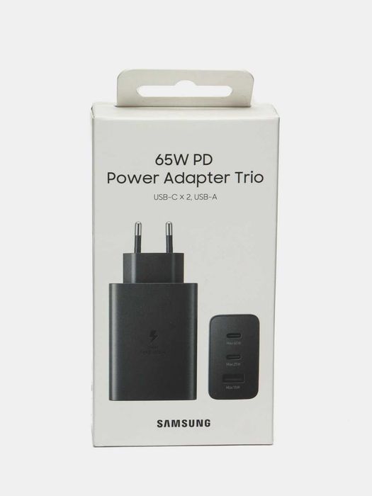 Зарядное устройство Samsung 65W PD Trio