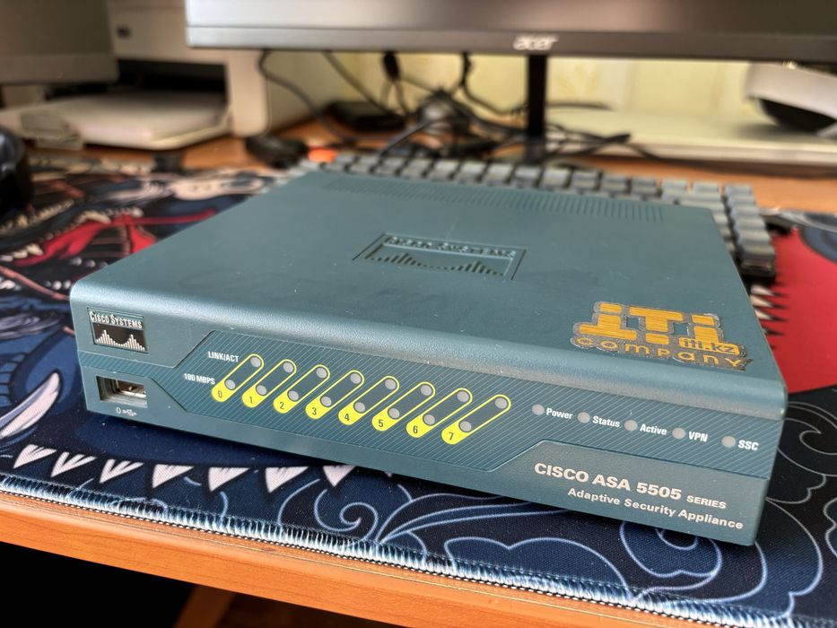 Cisco ASA 5505 + консольный кабель