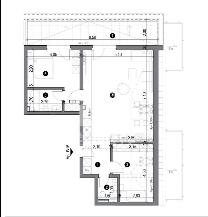 Apartament 3 camere, bloc cu lift, 77mp, zona Freidorf din Timisoara